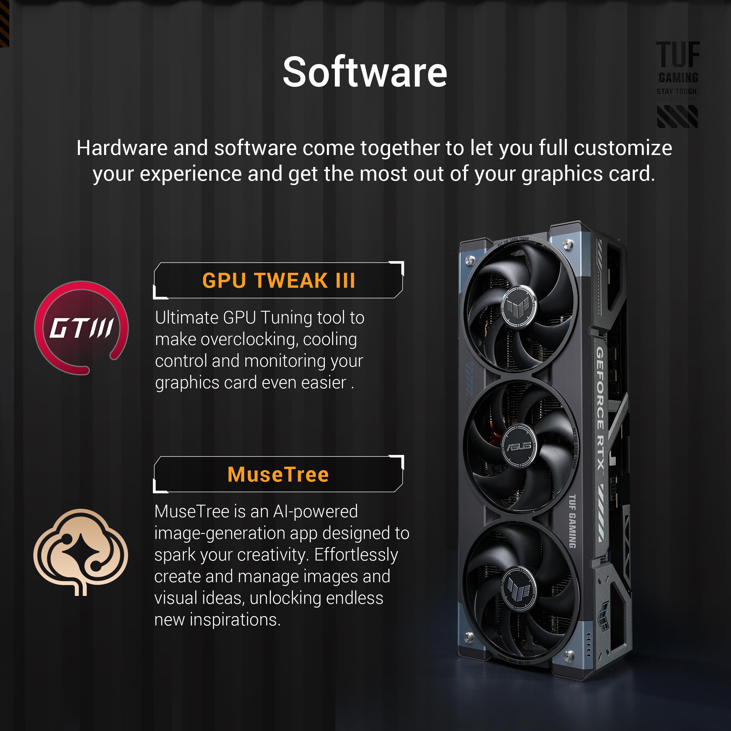 ASUS TUF Gaming RTX 5080 16GB Graphics Card thumbnail 6
