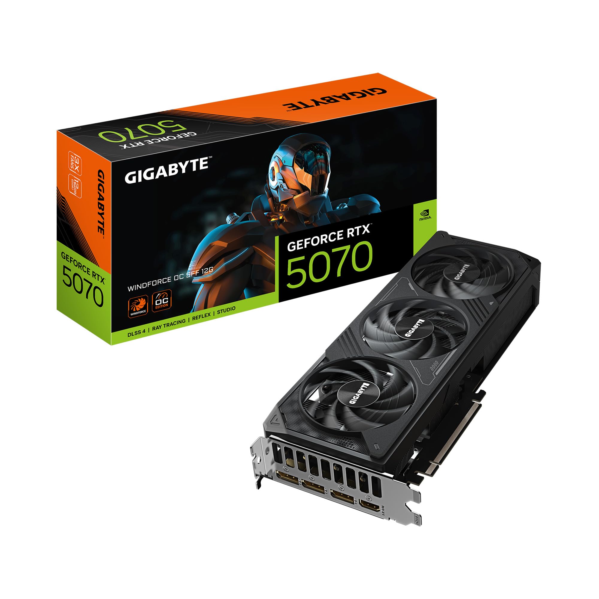 GIGABYTE GeForce RTX 5070 WINDFORCE OC 12G