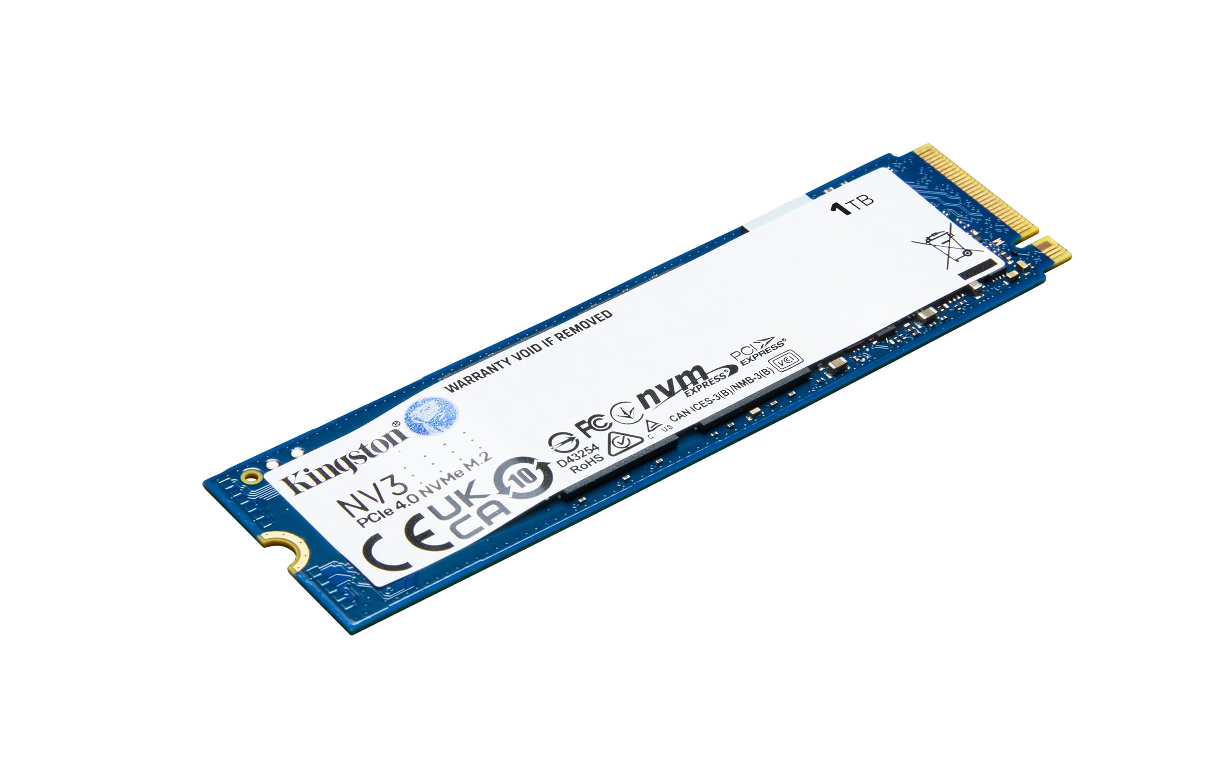 Kingston NV3 1TB PCIe 4.0 NVMe SSD thumbnail 2