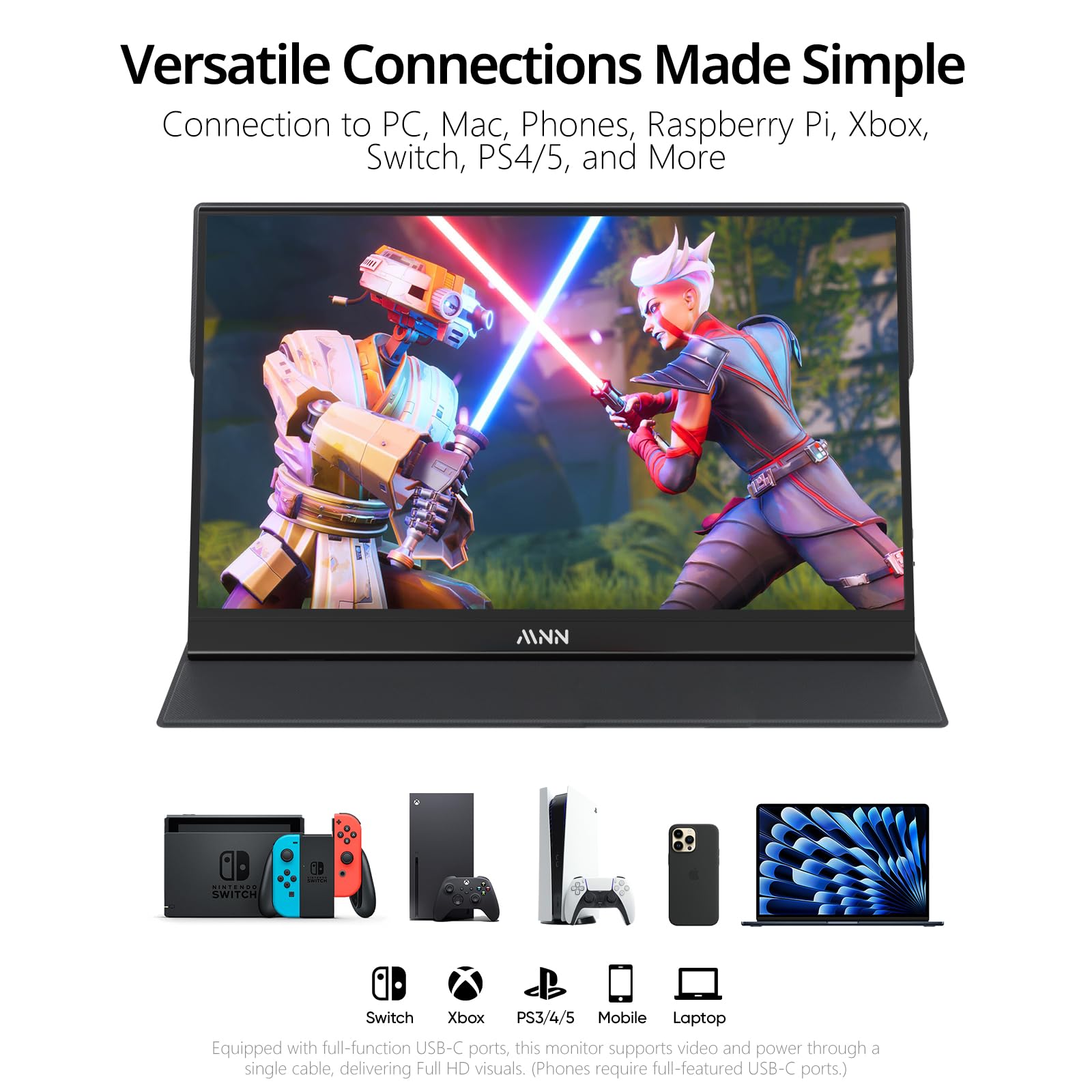 MNN 15.6-inch FHD Portable Monitor thumbnail 3
