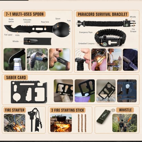 250-Piece Survival Gear and First Aid Kit thumbnail 5