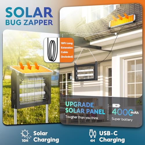 Solar Outdoor Bug Zapper thumbnail 2