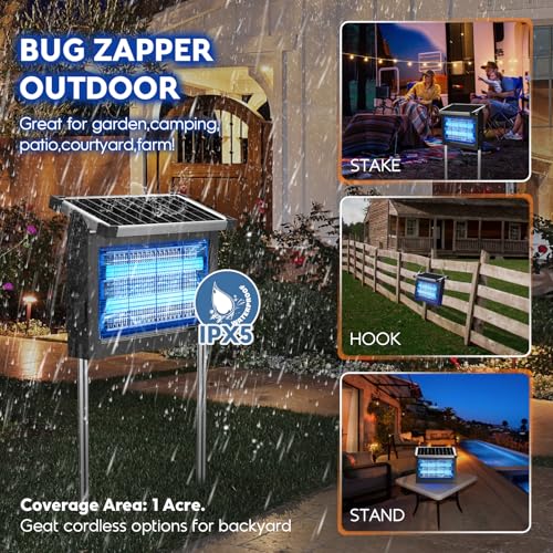 Solar Outdoor Bug Zapper thumbnail 5