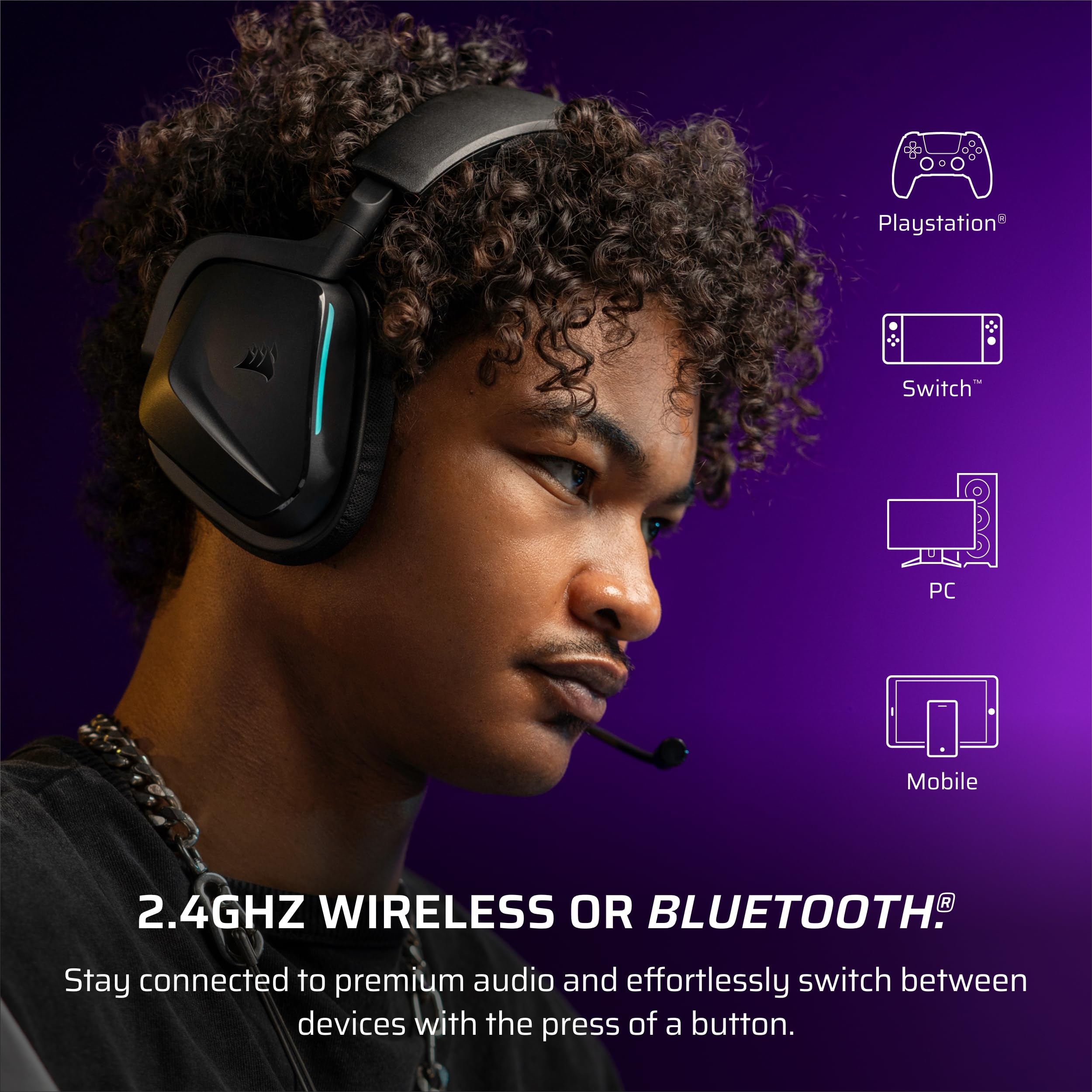 Corsair VOID v2 Wireless Gaming Headset thumbnail 4