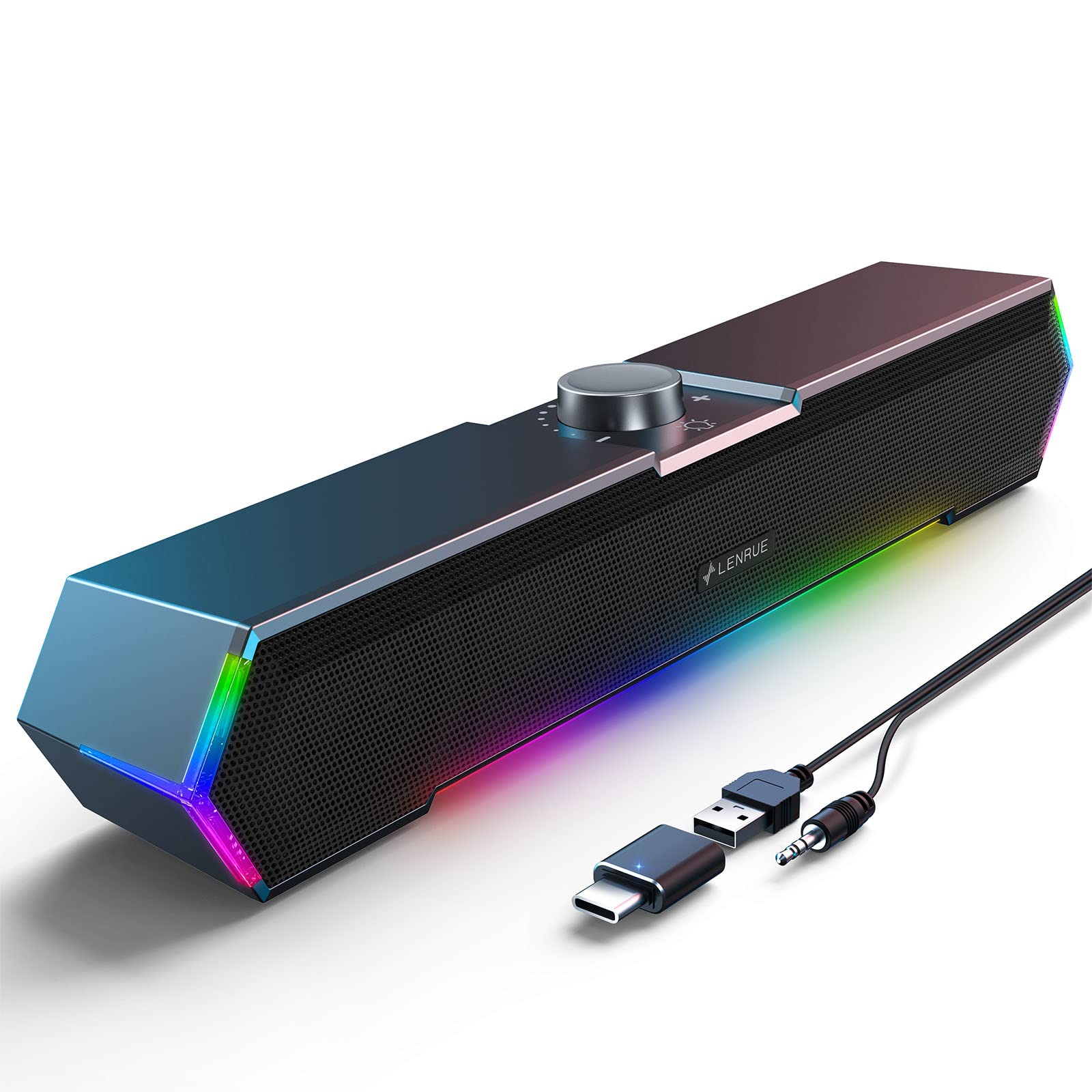 LENRUE G11 Desktop Computer Speakers