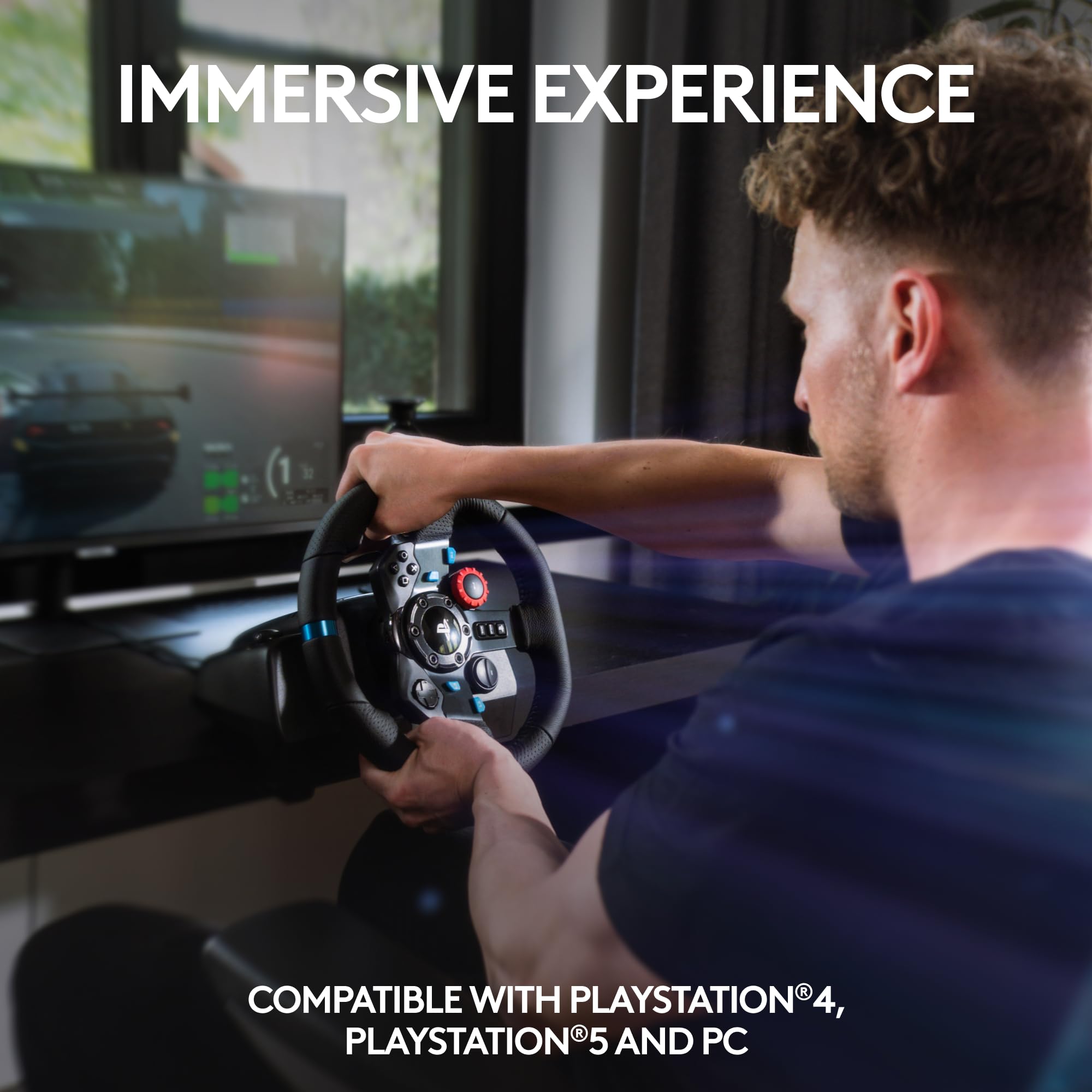 Logitech G29 Driving Force Racing Wheel thumbnail 2