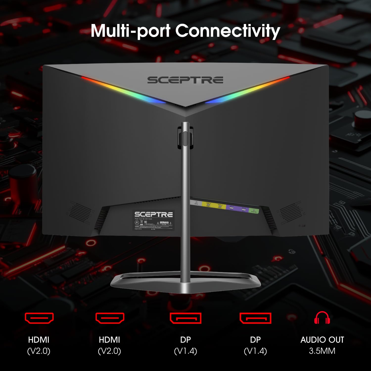 Sceptre 24.5-inch 240Hz Curved Gaming Monitor thumbnail 3