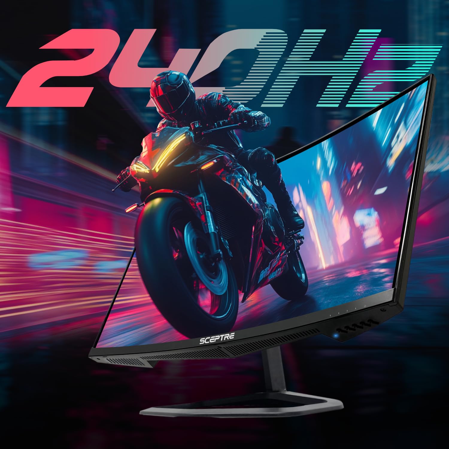 Sceptre 24.5-inch 240Hz Curved Gaming Monitor thumbnail 4