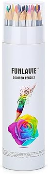 24-Color Soft Core Colored Pencil Set
