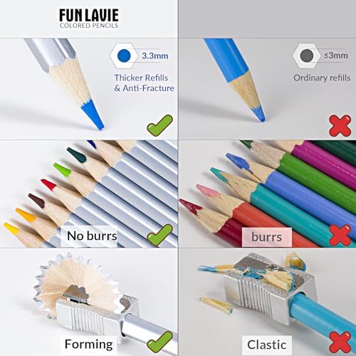 24-Color Soft Core Colored Pencil Set thumbnail 4