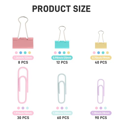 Assorted Paper Clips and Binder Clips Set thumbnail 3