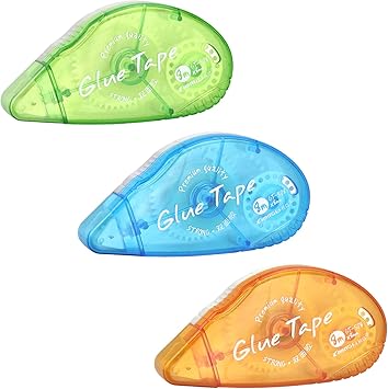 Double-Sided Tape Roller 3-Pack