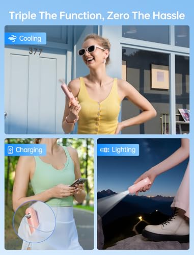 JISULIFE 3-in-1 Handheld Mini Fan thumbnail 3
