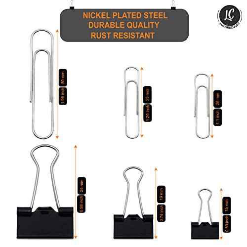 Paper Clips and Binder Clips 350-Pack thumbnail 5