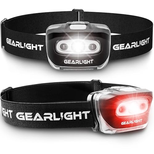 Battery Powered LED Headlamp 2-Pack thumbnail 2