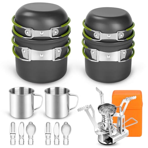 Odoland 16-Piece Camping Cookware Set thumbnail 2