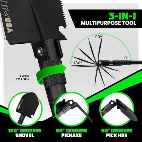 Rhino USA Folding Survival Shovel thumbnail 2