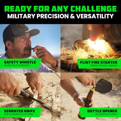 Rhino USA Folding Survival Shovel thumbnail 3