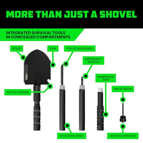 Rhino USA Folding Survival Shovel thumbnail 4